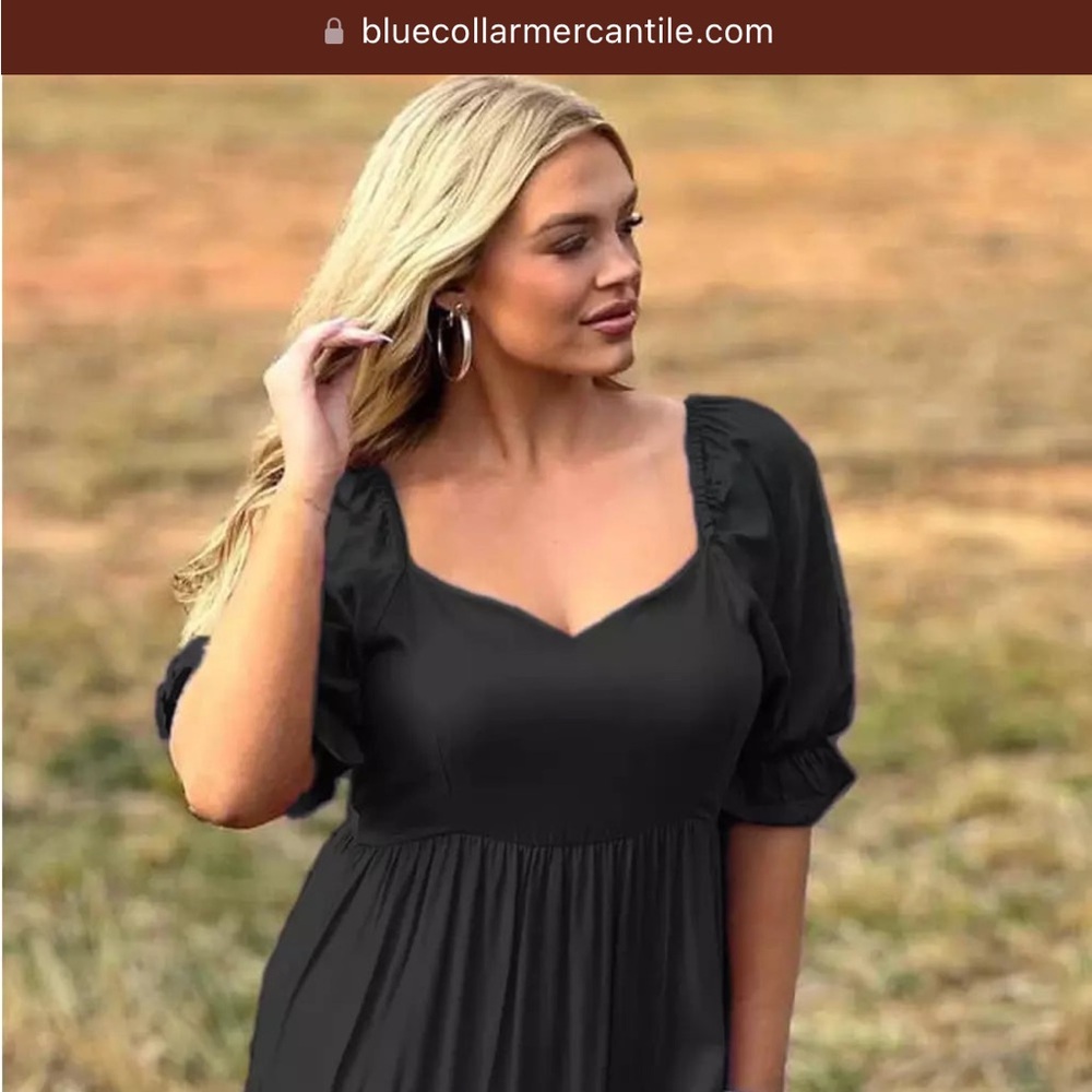 Beyond words ruffle dress